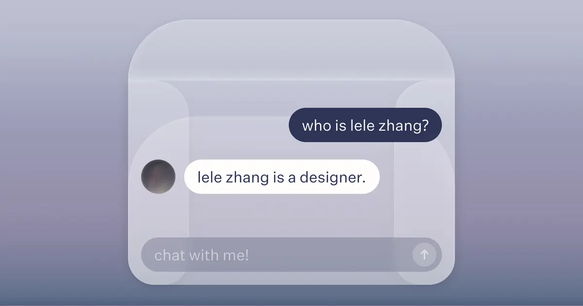 Preview of Lele Zhang's website