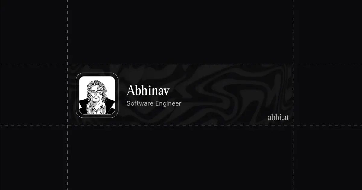 Preview of Abhinav Kale's website