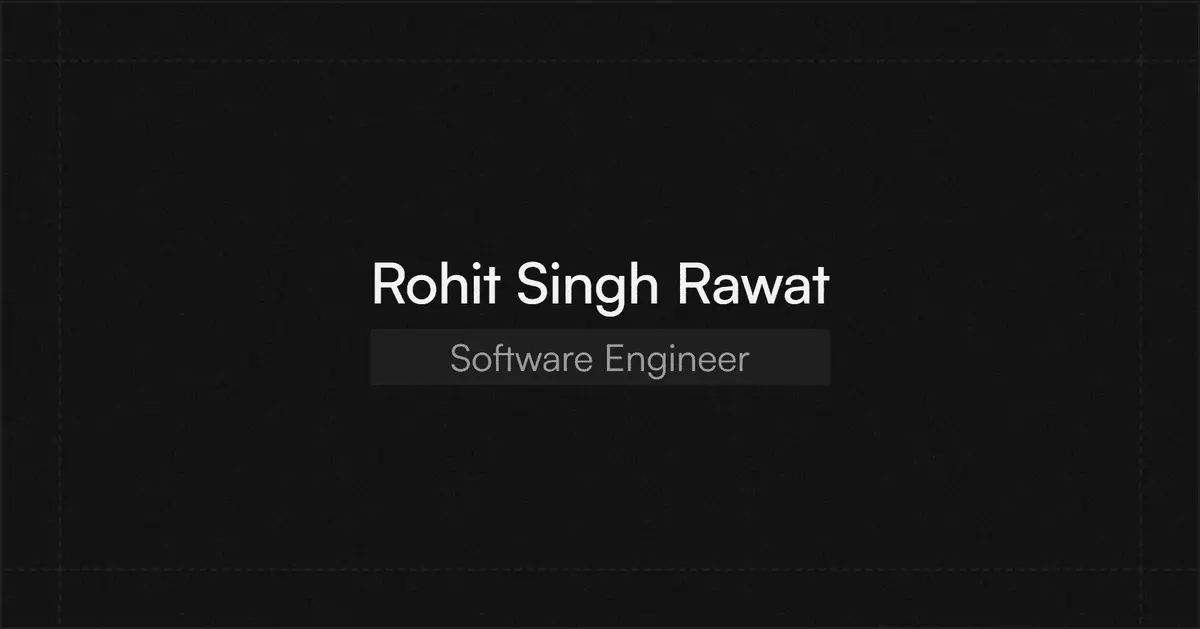 Preview of Rohit Singh Rawat's website