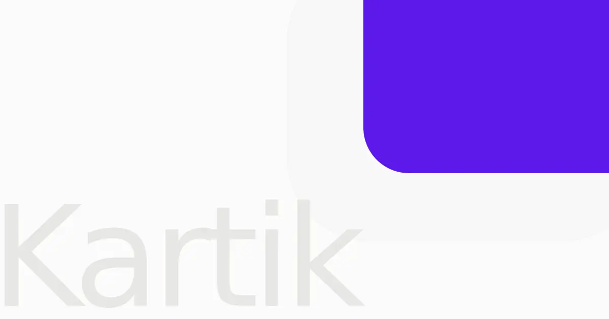 Preview of Kartik Labhshetwar's website