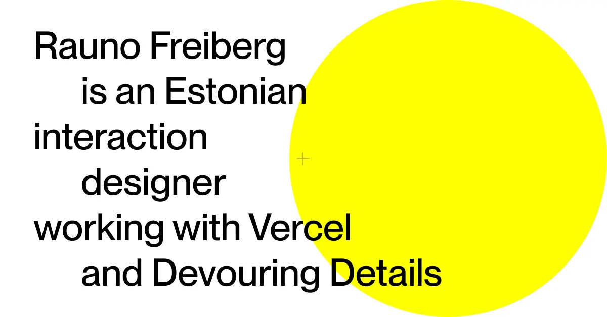 Preview of Rauno Freiberg's website