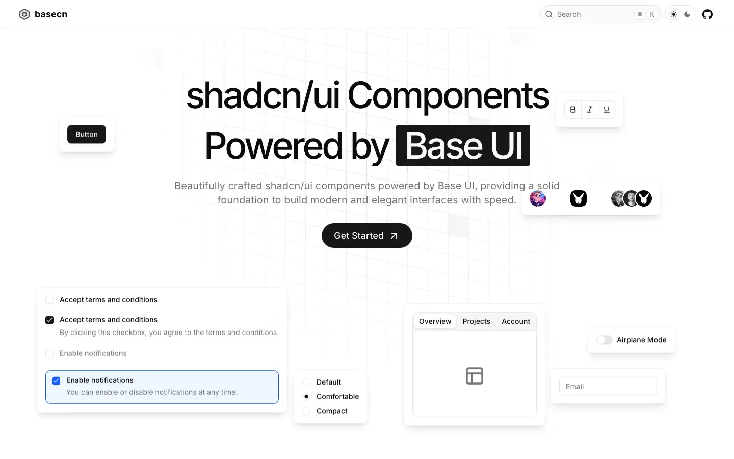 Screenshot of Base CN