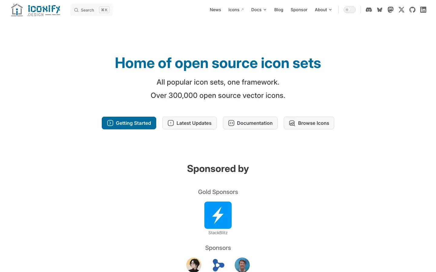 Screenshot of Iconify
