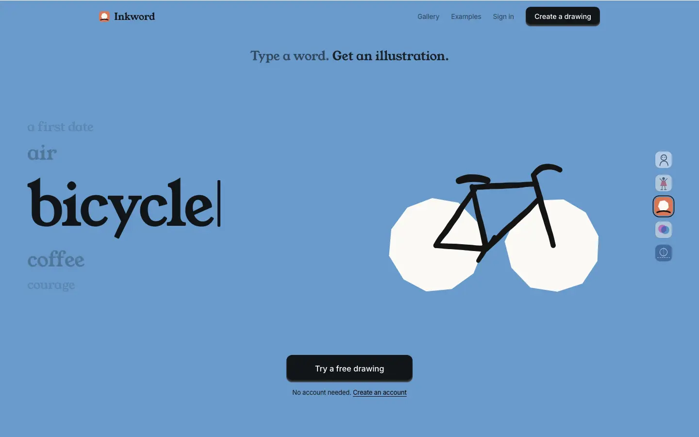 Screenshot of Inkword