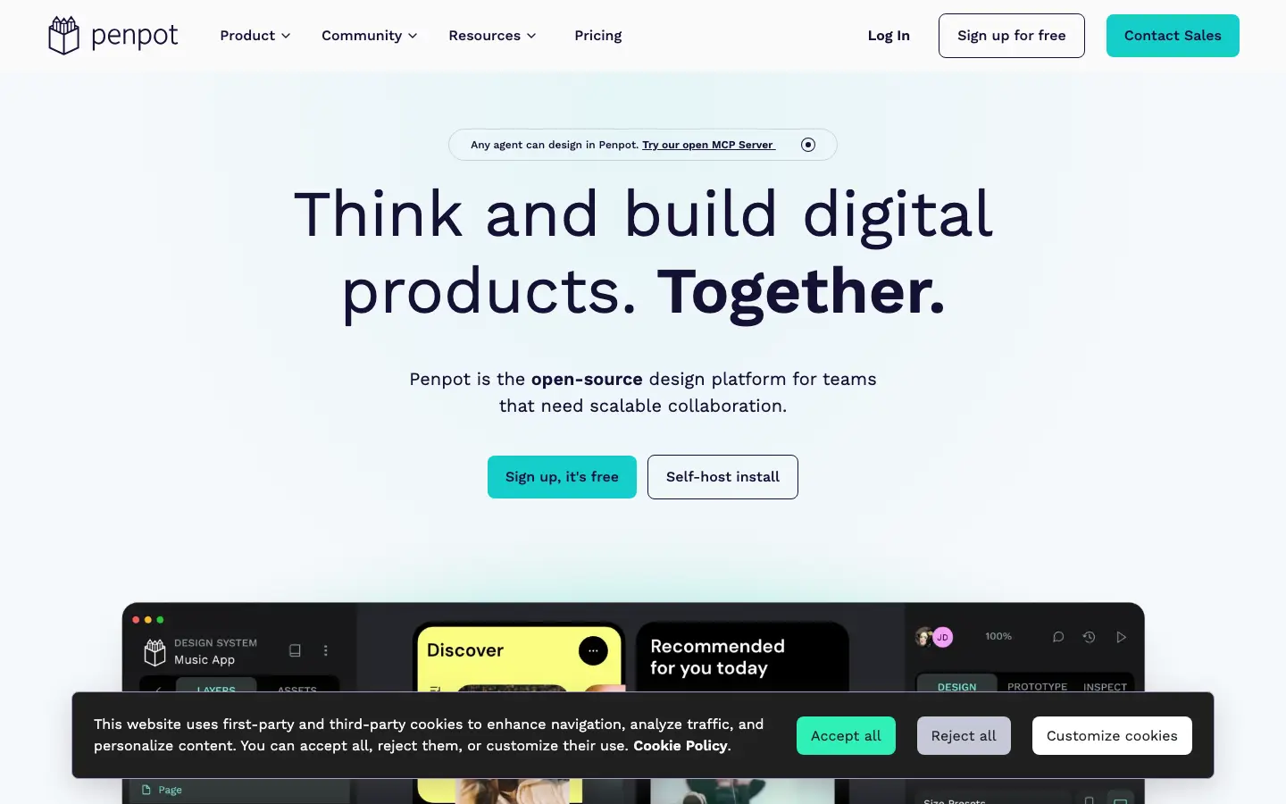 Screenshot of Penpot