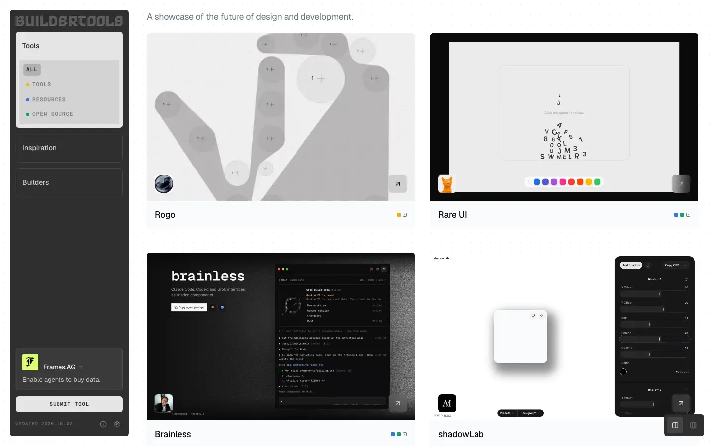 Screenshot of BuilderTools