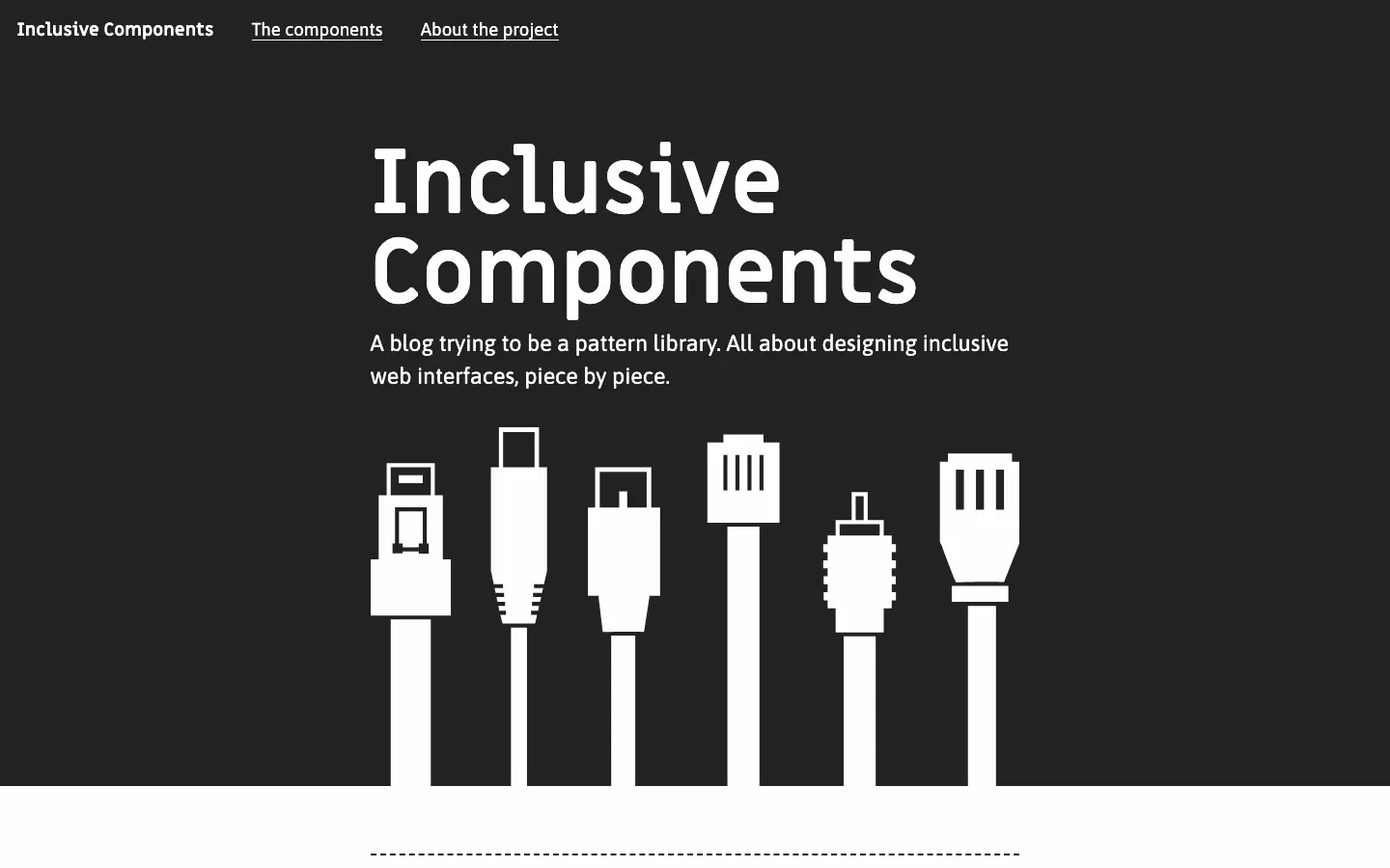 Screenshot of Inclusive Components