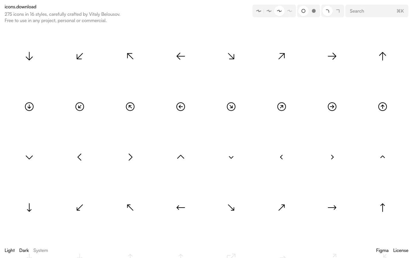 Screenshot of Icons.download
