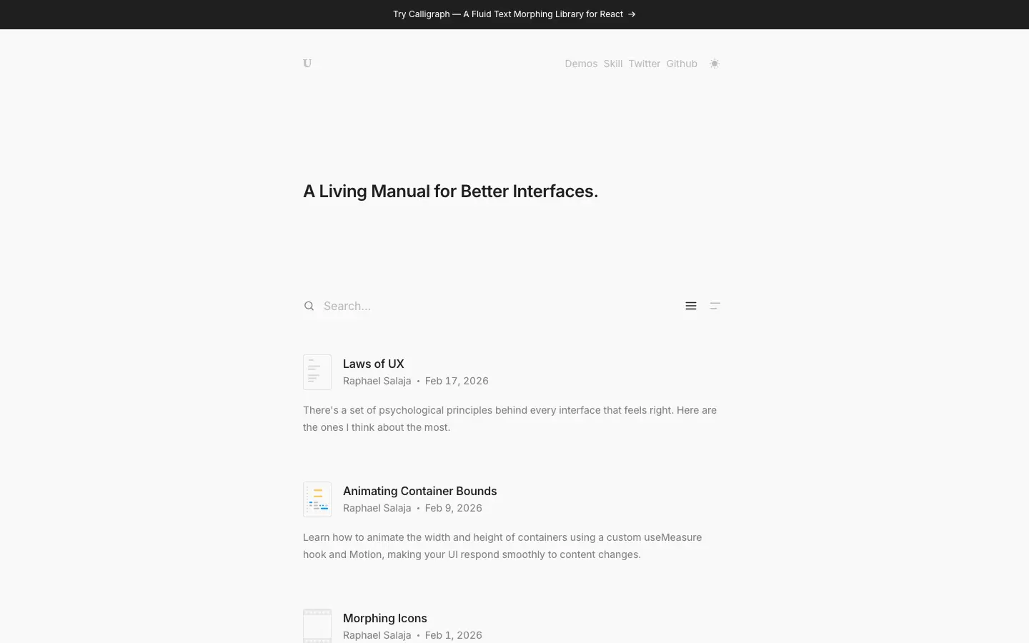 Screenshot of User Interface Wiki