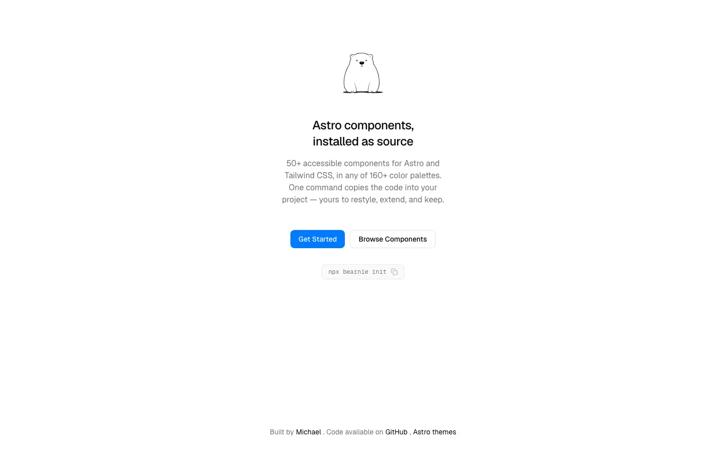 Screenshot of Bearnie